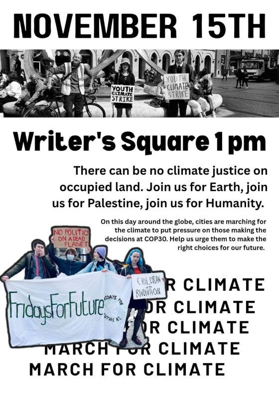 Join the Global Day of Climate Action – 15 November in Belfast